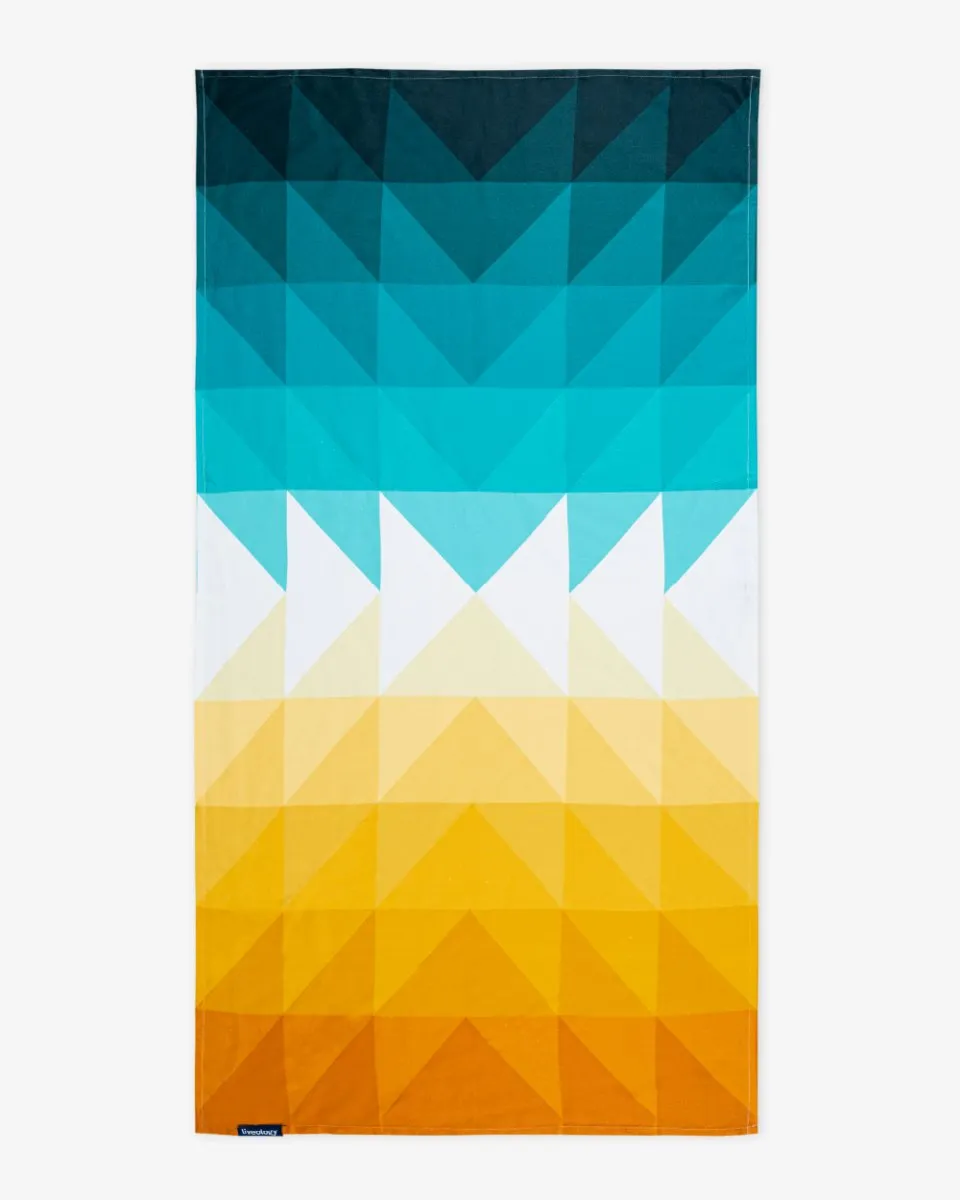 Bamboo & Cotton Blend Printed BeachTowel | Kaleido Summer