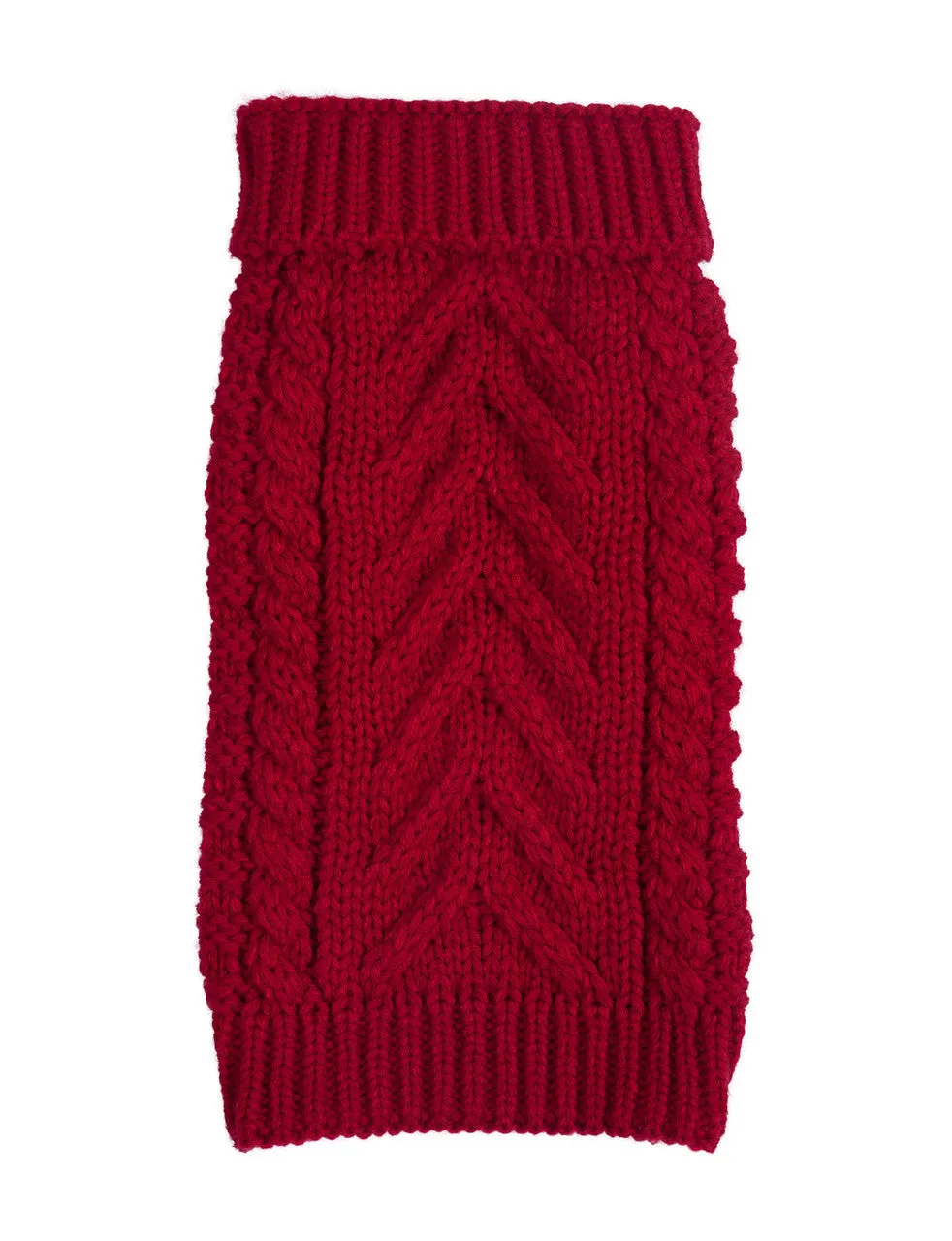Chunky Red Sweater