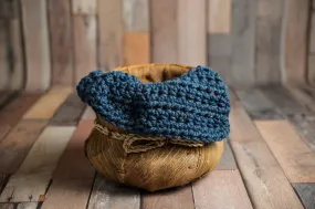 Denim Blue Newborn Baby Blanket