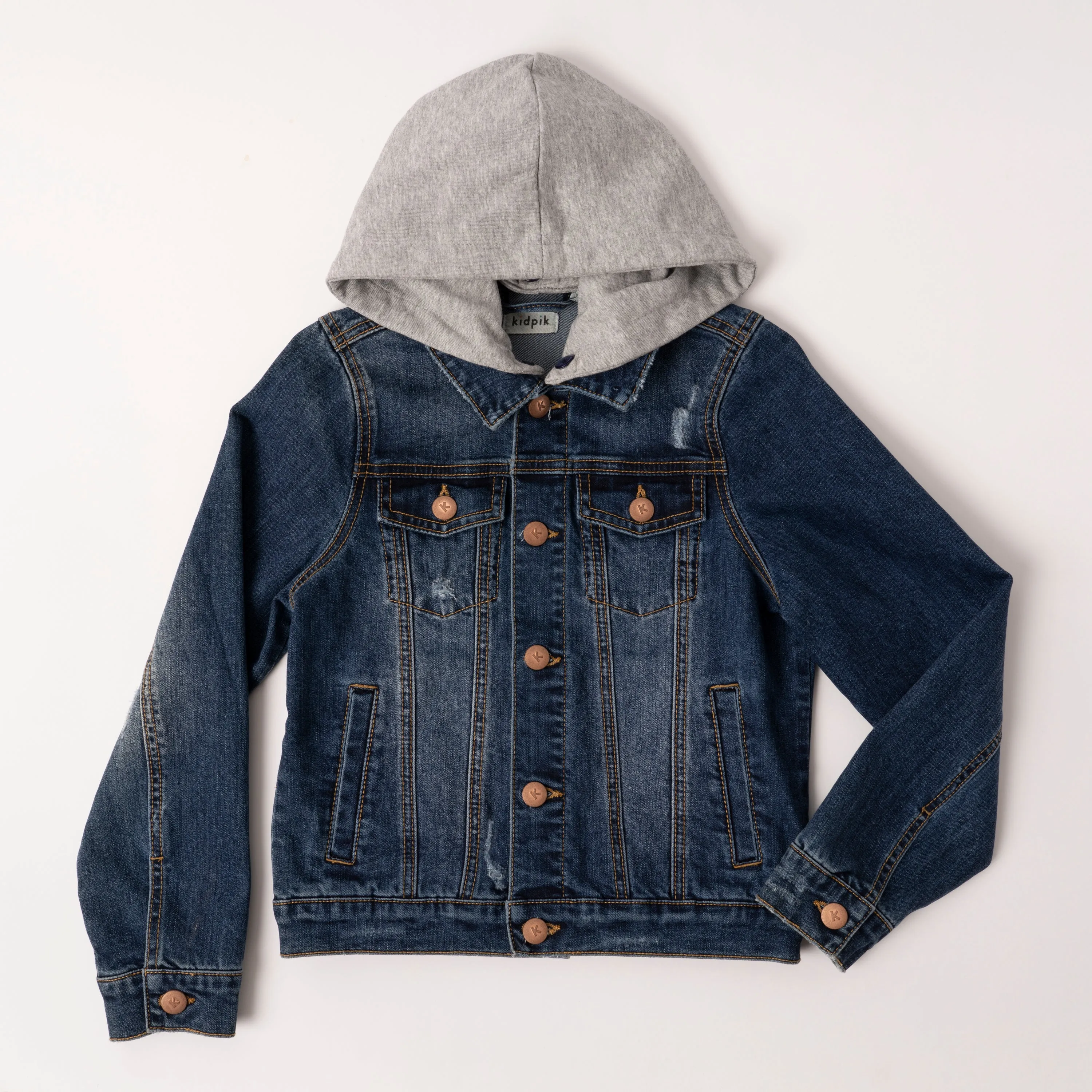 Denim Hooded Jacket