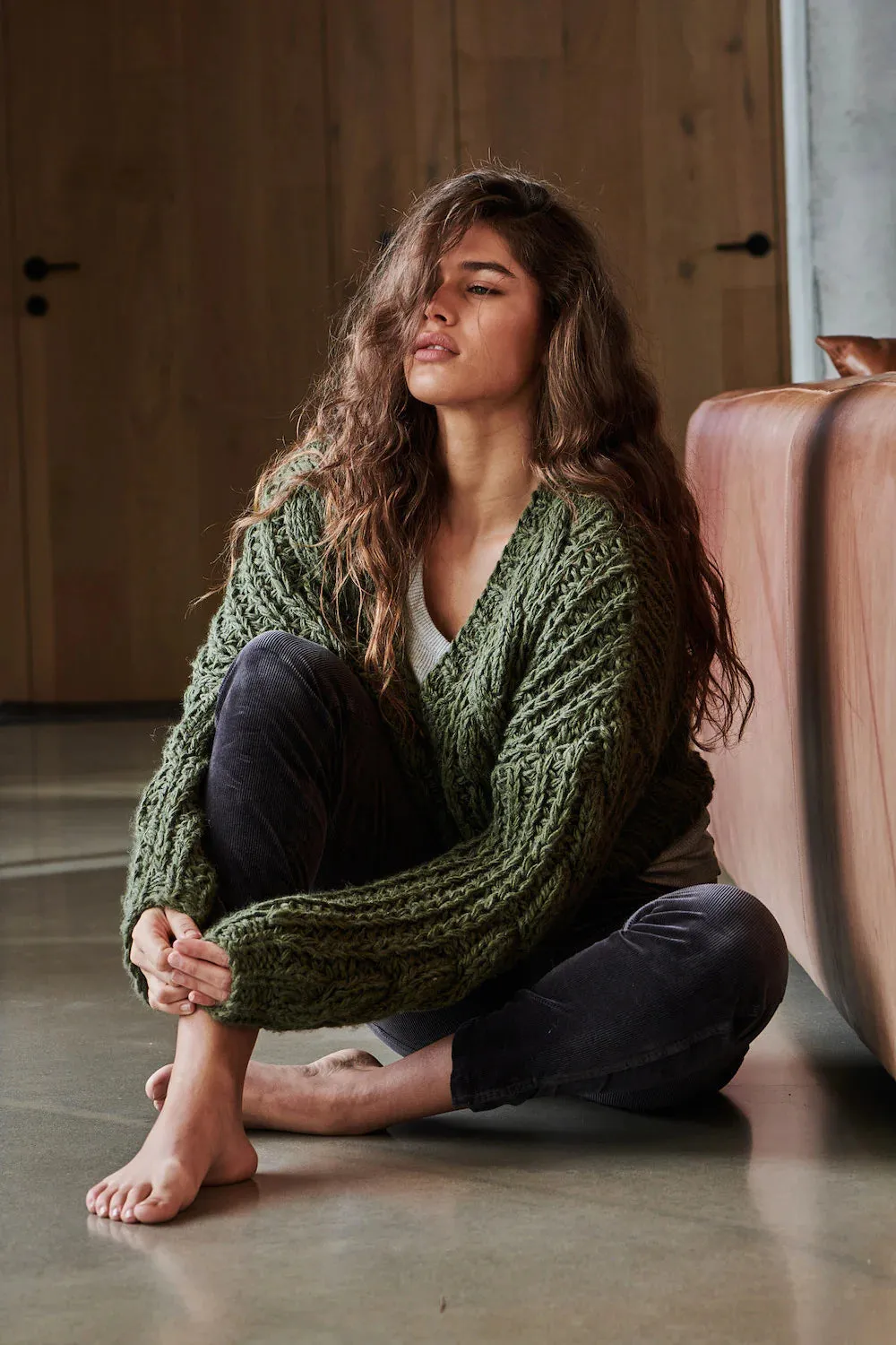 Elsie Knit in Khaki