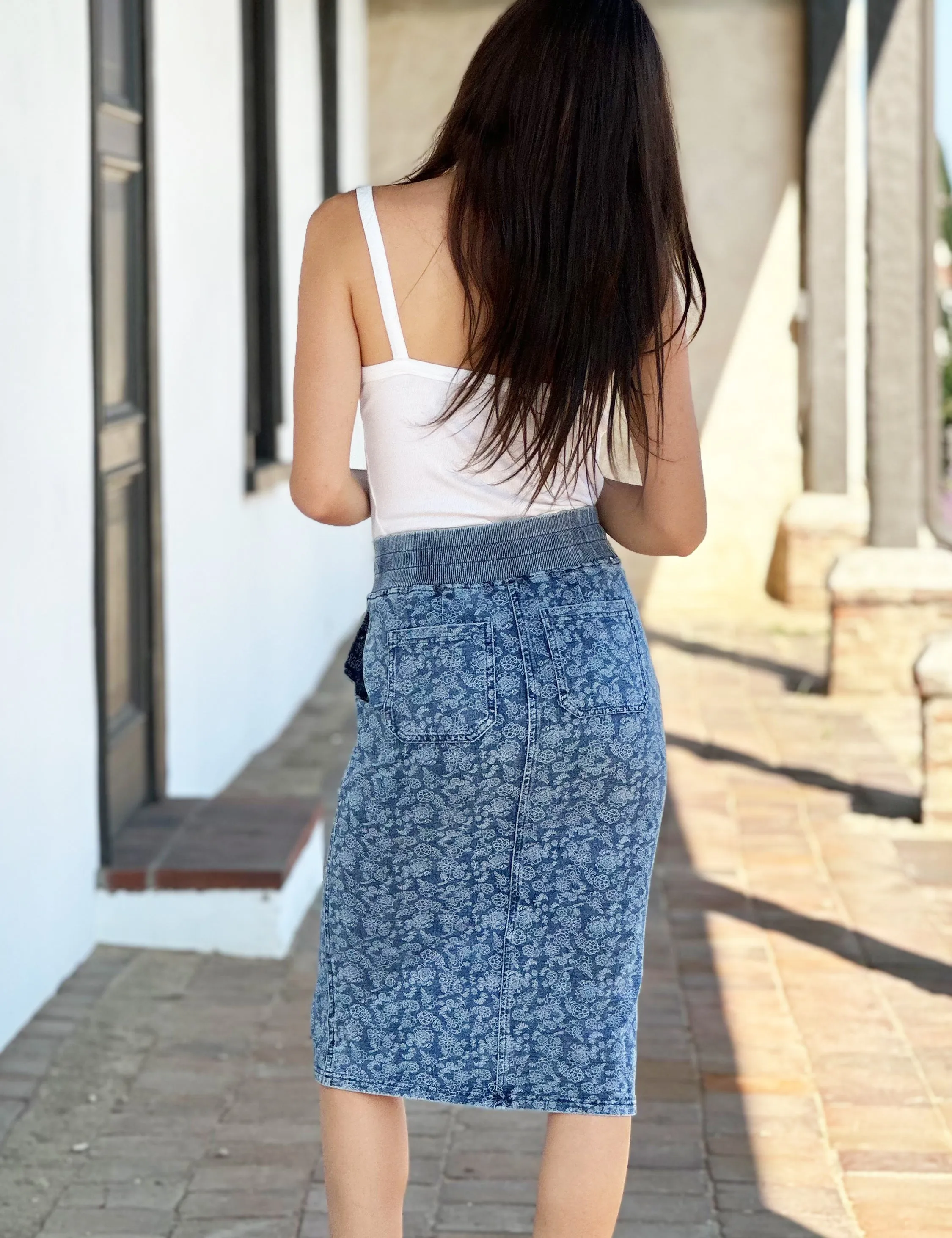 Knit Pocket Skirt